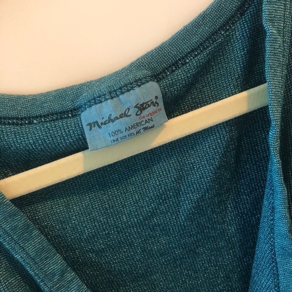 Michael Stars Wrap Green Tie Tunic - Picture 16 of 16